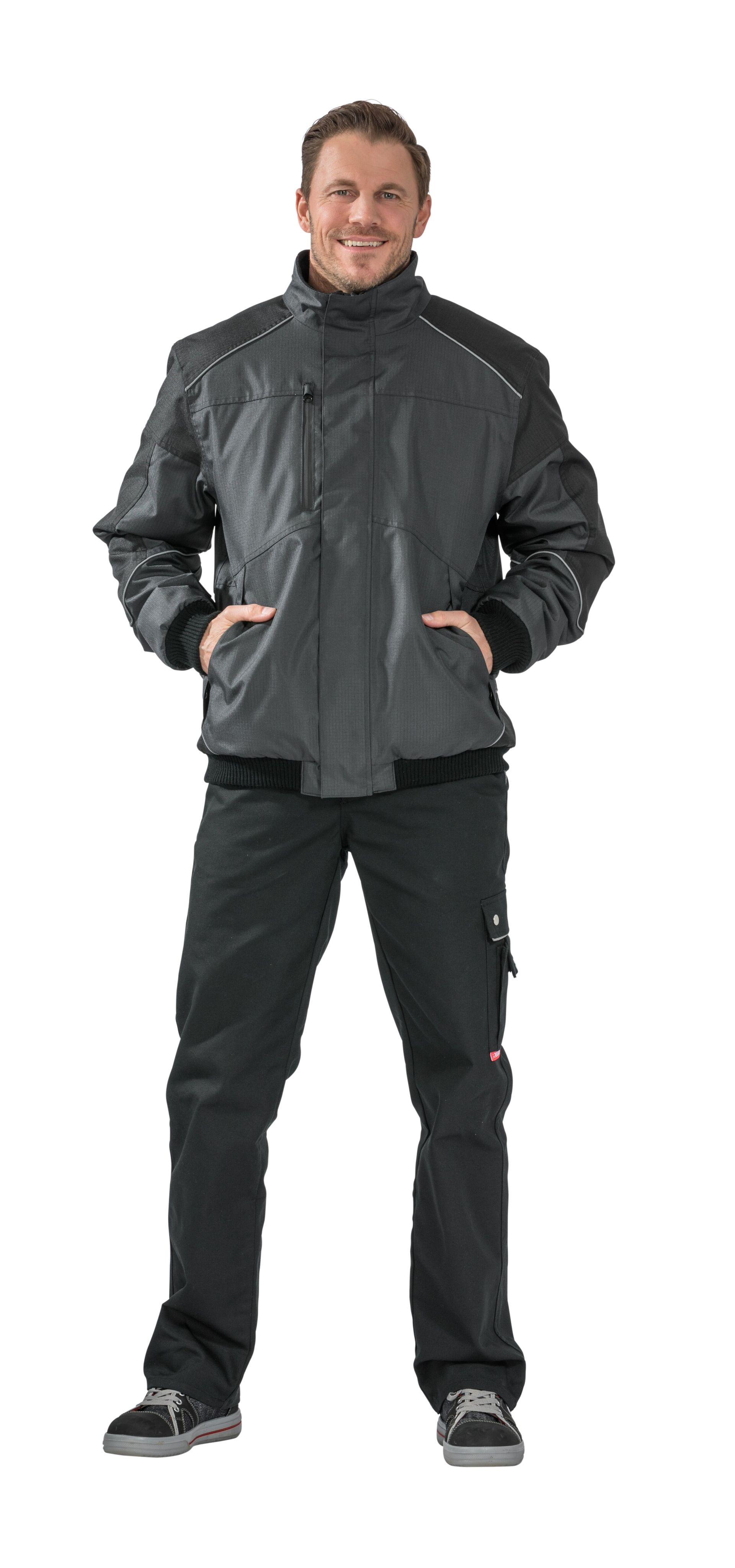Planam Desert Blouson Outdoor grau/schwarz Gr. XS