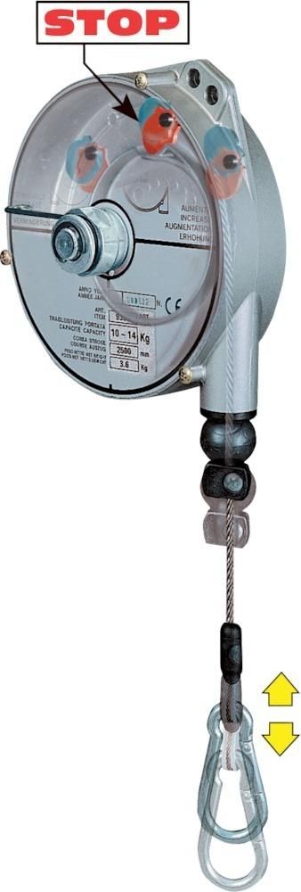 Federzug Typ 9347 4-6 kg 2,5 m Planeta