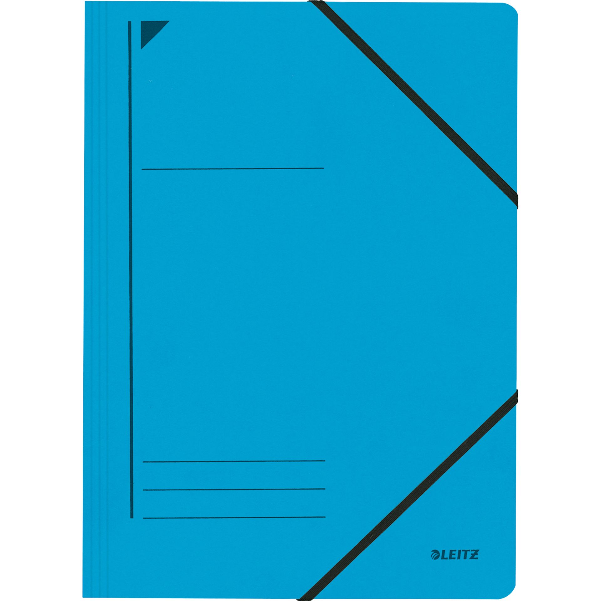 Eckspanner DIN A4 250Blatt Karton blau