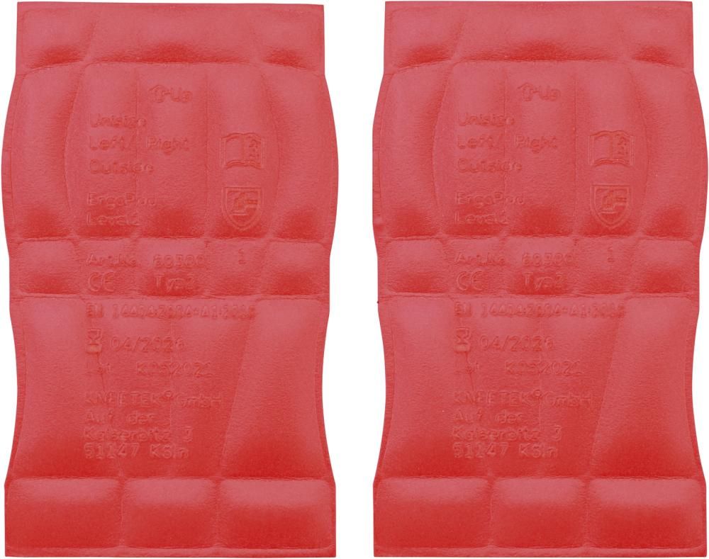 Kniepolster ErgoPad rot 1 Paar FORTIS
