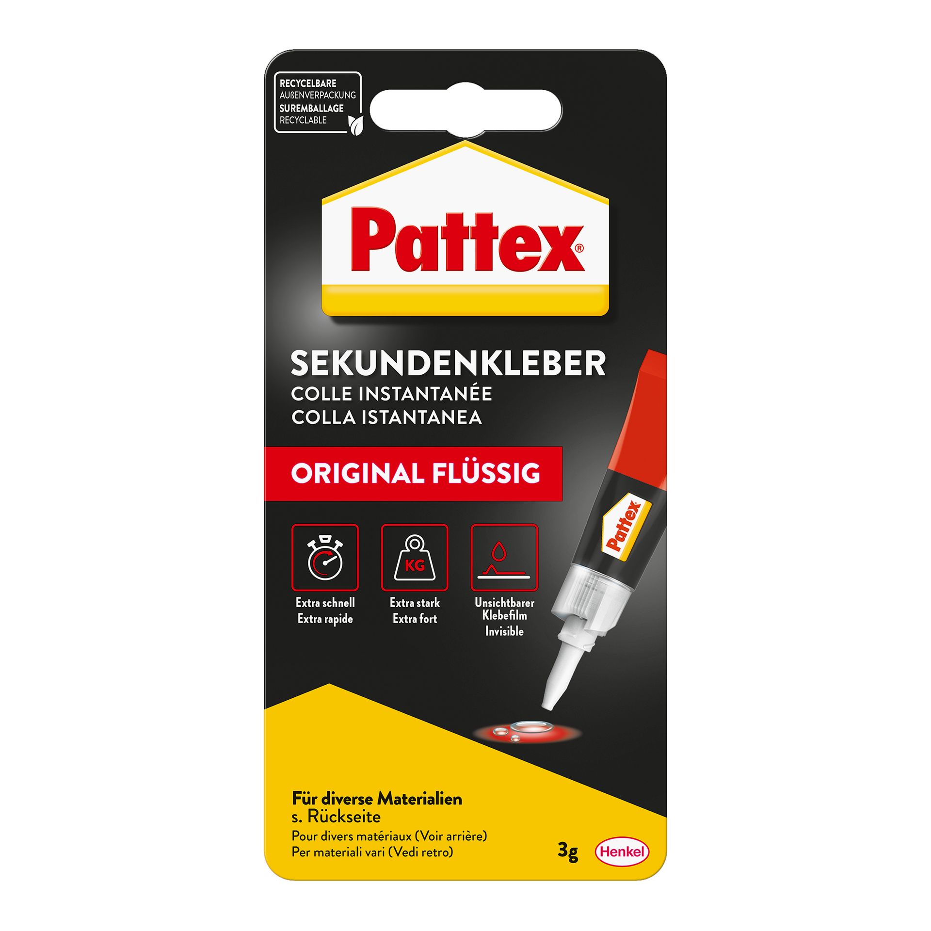 Sekundenkleber classic BK WA97 3g
