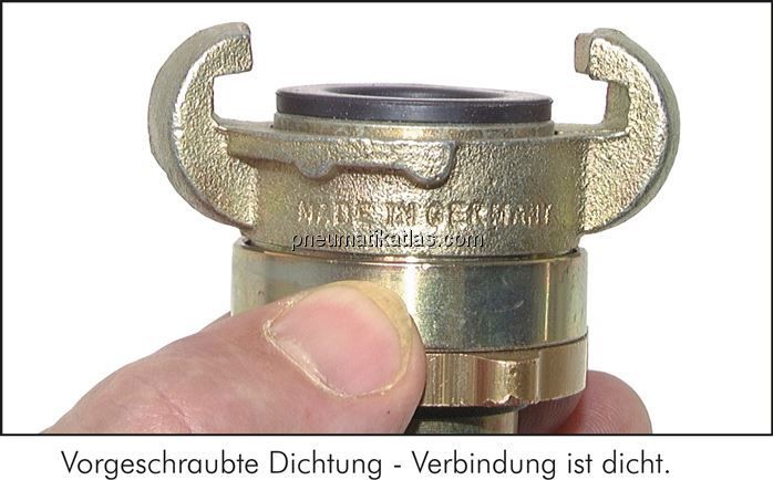 Sicherheits-Kompressorkuppl. 19 (3/4") mm Schlauch, S-Bund