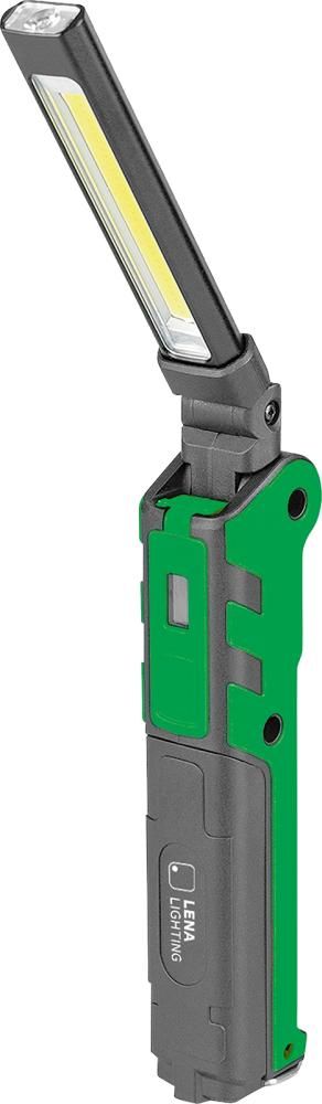 LED-Taschenlampe 360Lm Handy Slim LED Magnet im Socket Stufenloses Dimmen