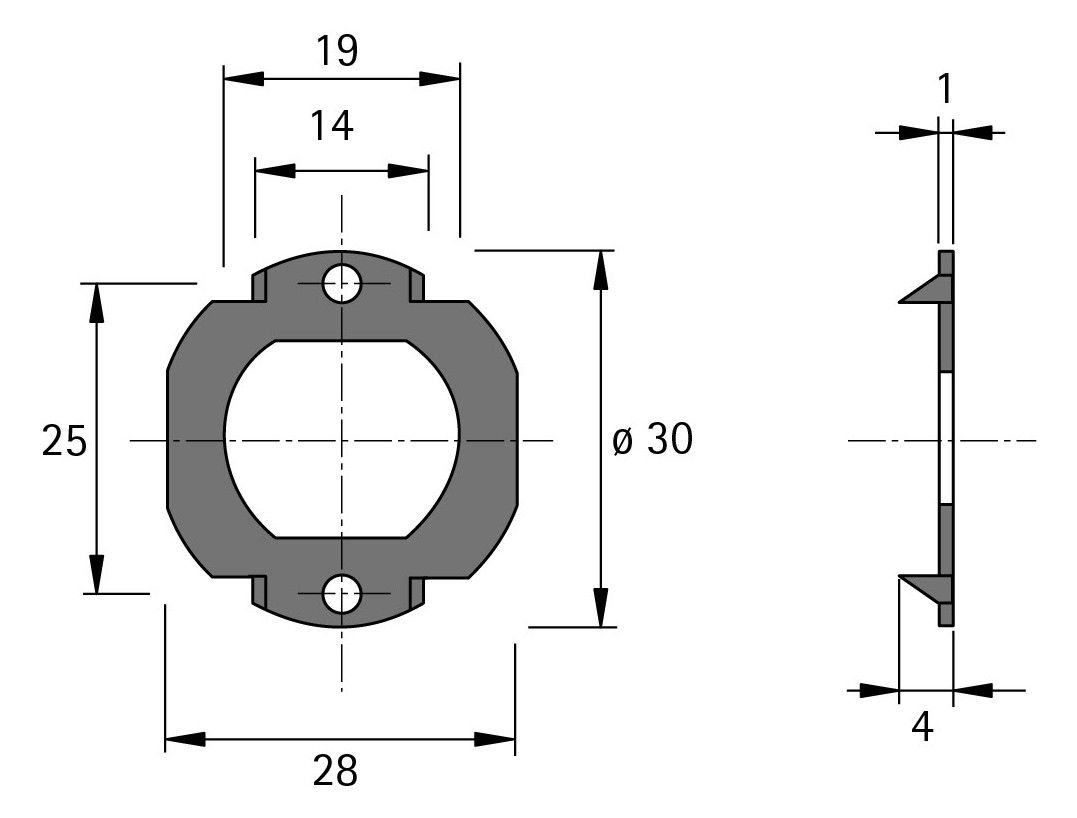 HETTICH Zylinderriegelschloss, 15 mm