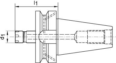 Spannzangenfutter Mini JISB6339AD A70 BT40- ER11M FORTIS