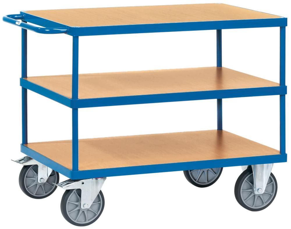 Tischwagen 2420 400kg 3 Böden 850x500mm fetra