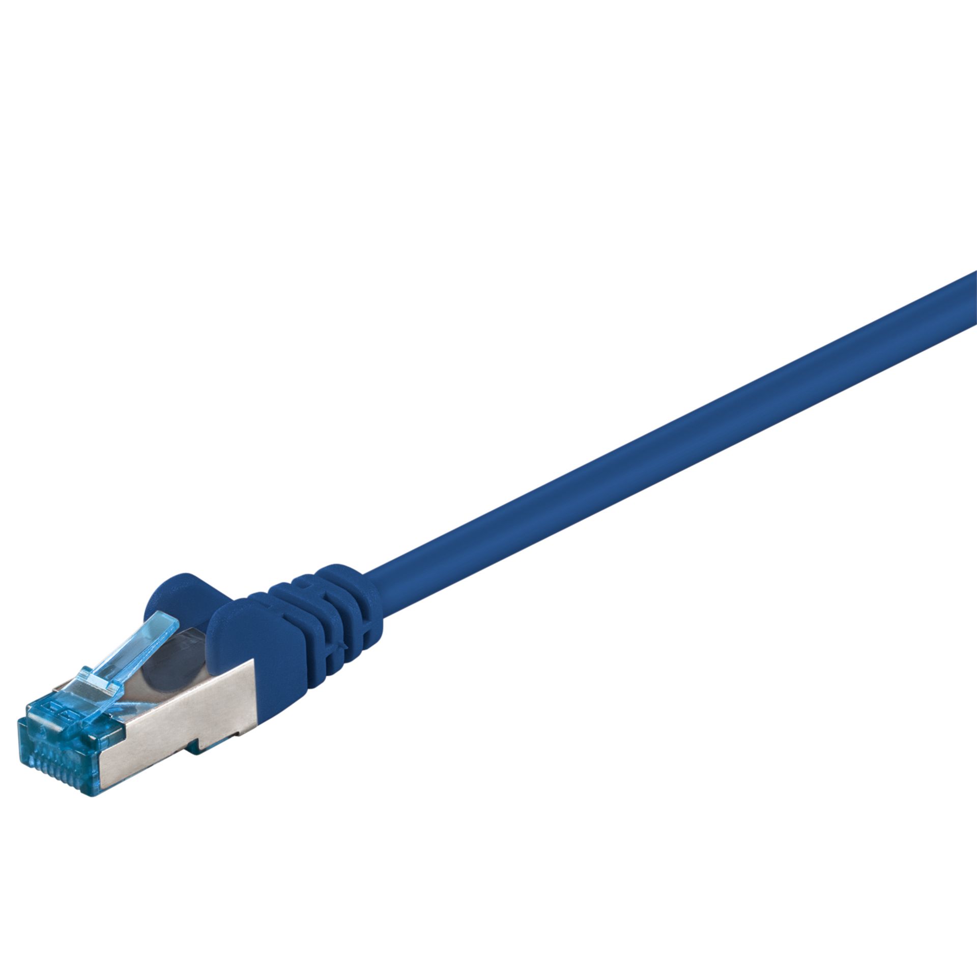 Netzwerkkabel CAT 6a 0,5m bl
