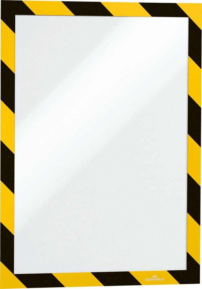 Magnetrahmen SECURITY A4 DURAFRAME gelb/schwarz