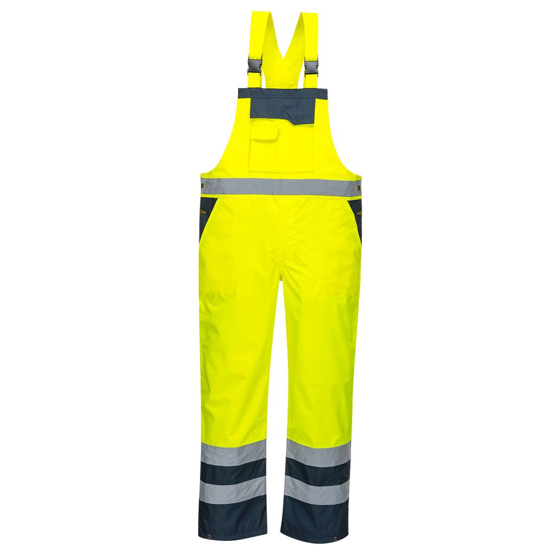 Portwest S488 Warnschutz-Latzhose, Gelb, Gr. XS