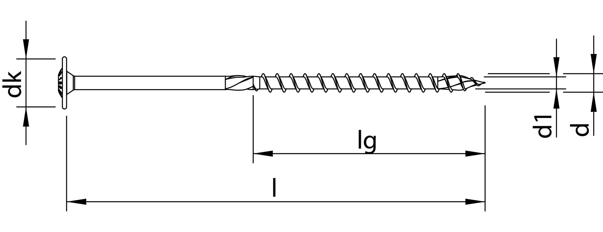 HECO-TOPIX-plus 8,0 x 200, Tellerkopf XL, T-Drive, Teilgewinde, verzinkt blau, A3K, 50 Stück, VARIANTA-Handwerkerverpackung