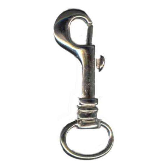 REIHER Jeanshaken, vernickelt