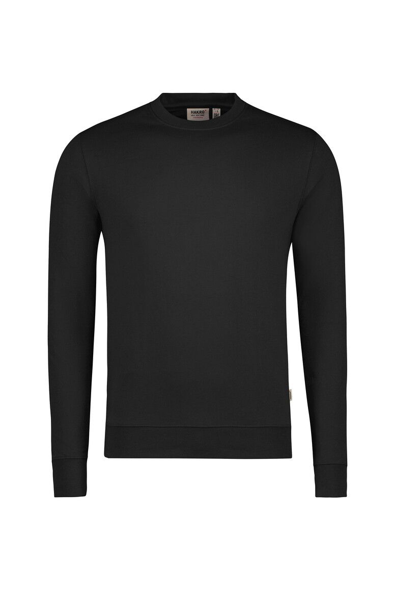 HAKRO Sweatshirt MIKRALINAR® ECO schwarz, 2XL