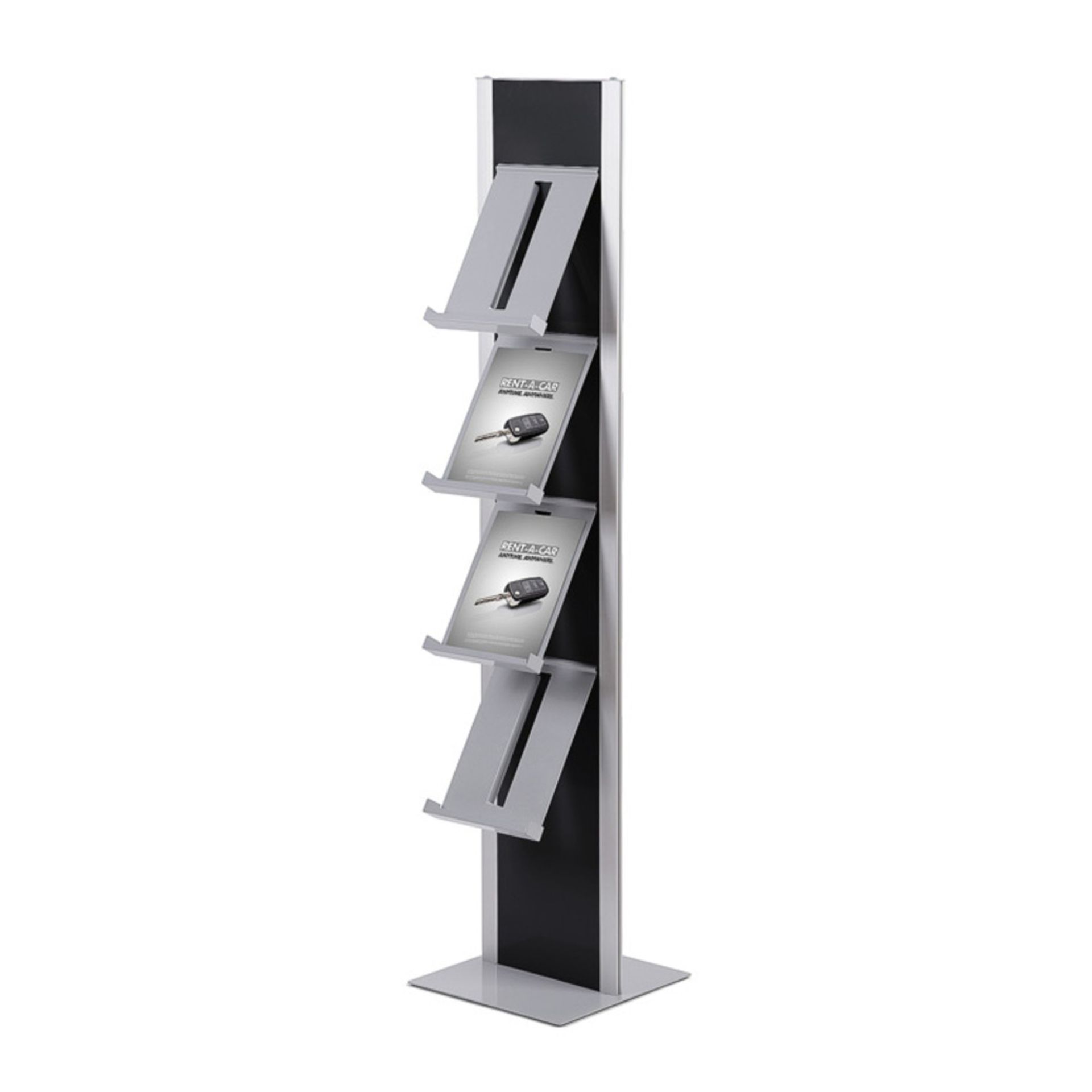 Prospektaufsteller Design sw