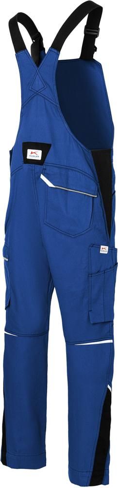 Latzhose ICONIQ, königsblau/schwarz, Gr.40 Kübler