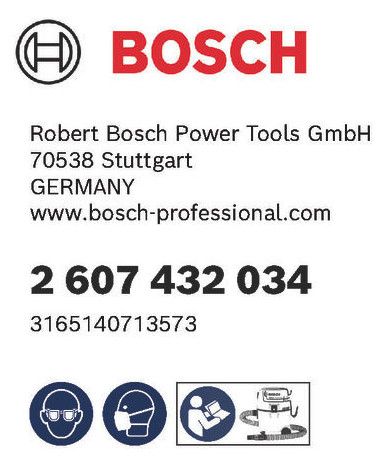 BOSCH Polyester Flachfaltenfilter