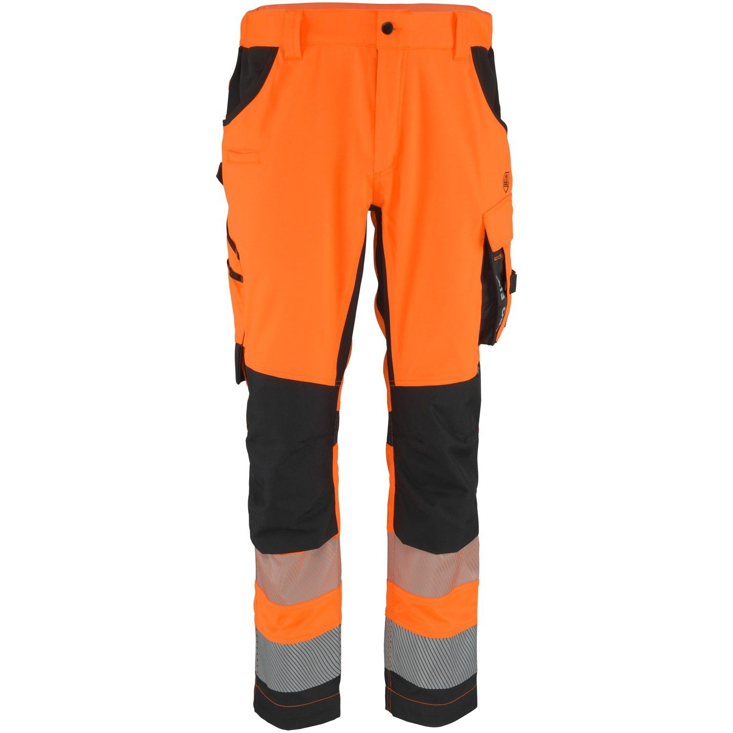WARNSCHUTZHOSE STRETCH, BUNDHOSE EN 20471, neonorange, Gr. 52