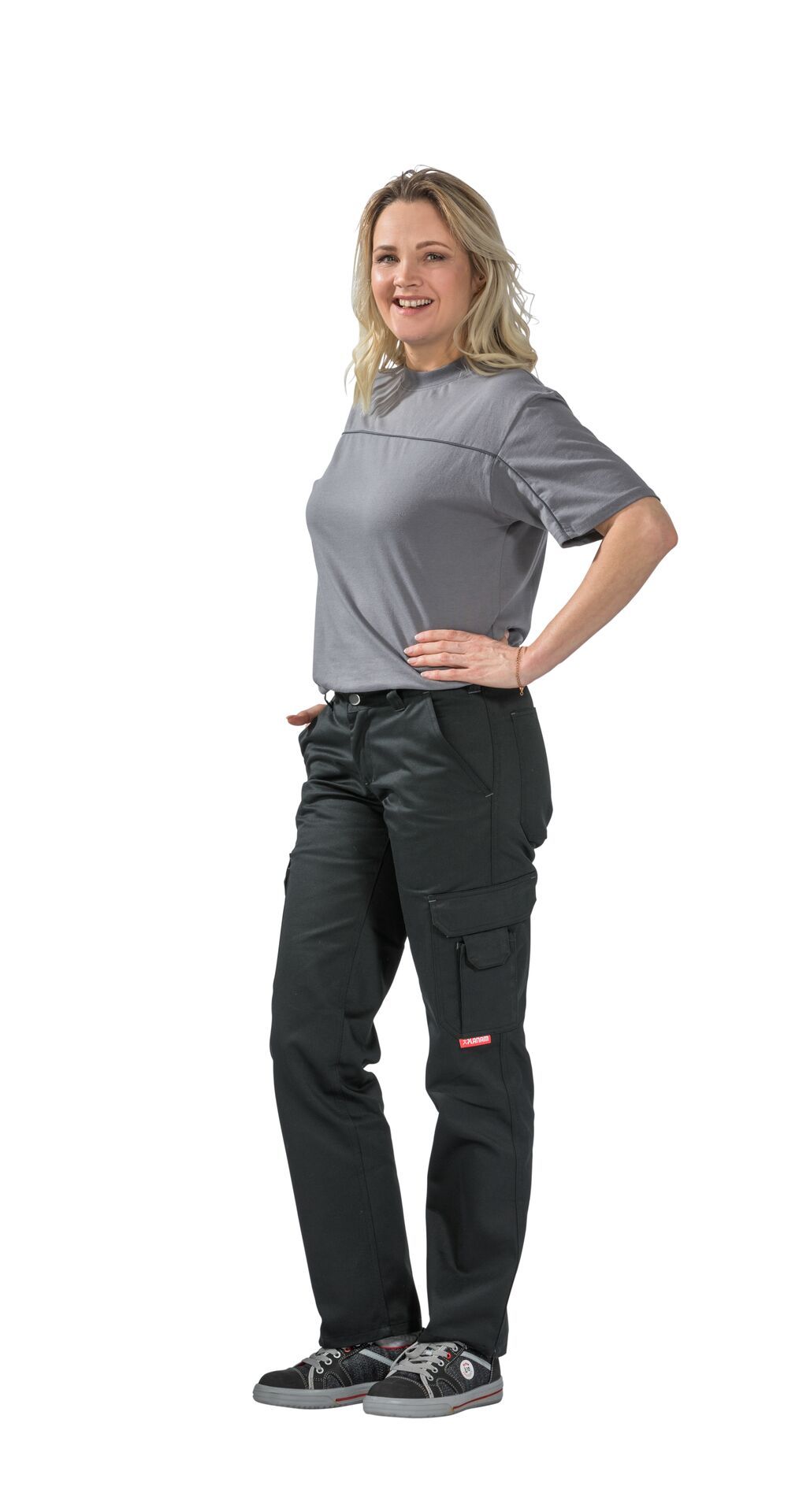 Planam Easy Damen Bundhose Casual, Outdoor schwarz Gr. 34