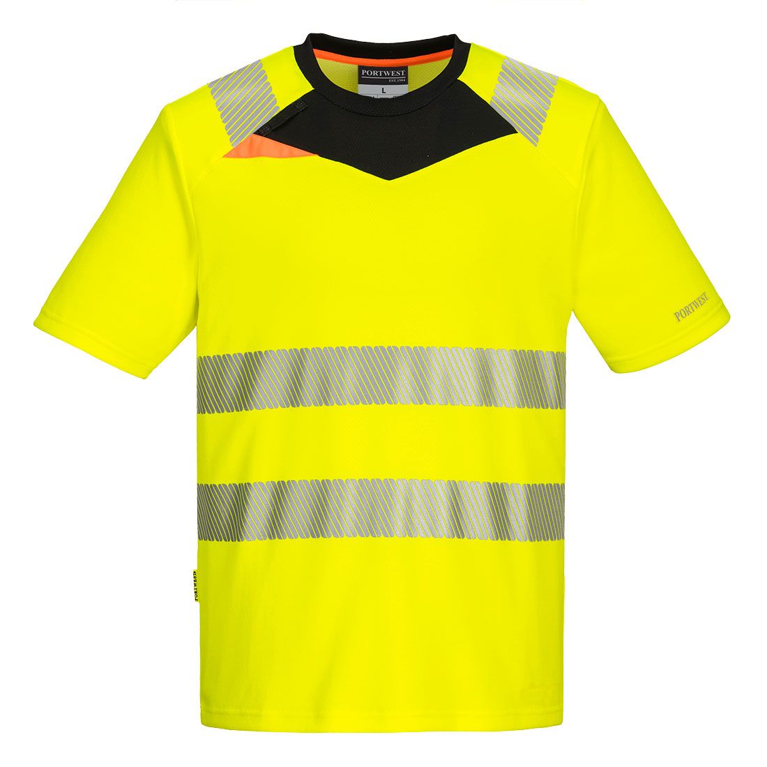 Portwest DX4 Warnschutz-T-Shirt, Gelb, Gr. 3XL