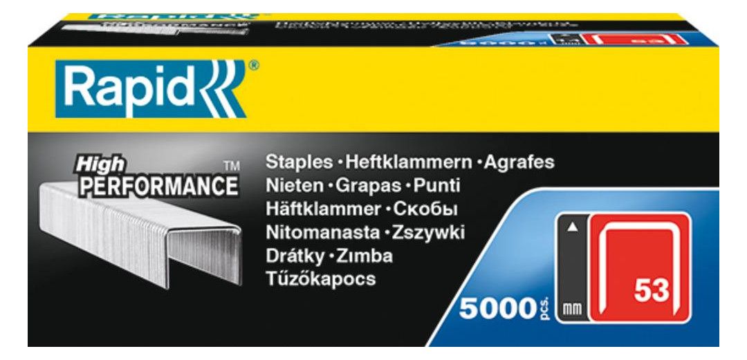 Heftklammern, System: 53 + VX/12mm