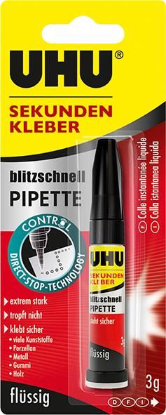 Sekundenkleber blitzschnell PIPETTE 3g