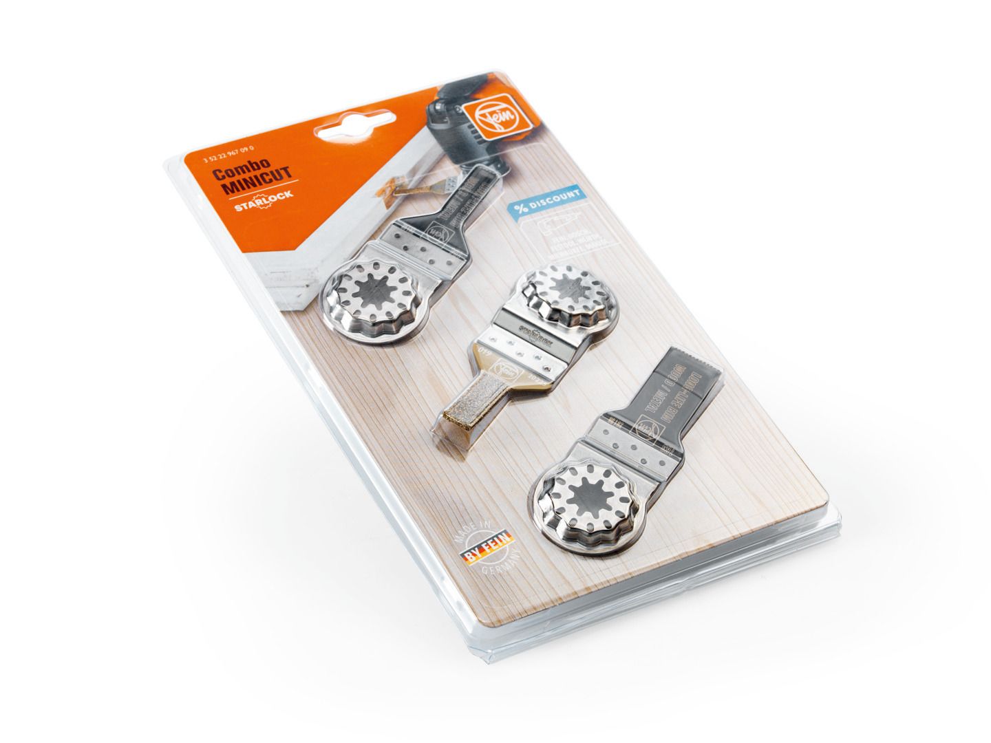 Multimaster Zubehör-Set Combo Minicut Fein 3-teilig Starlock