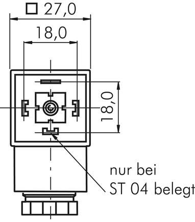 Magnetspule 24 V=, Bauform A, Steckergröße 3