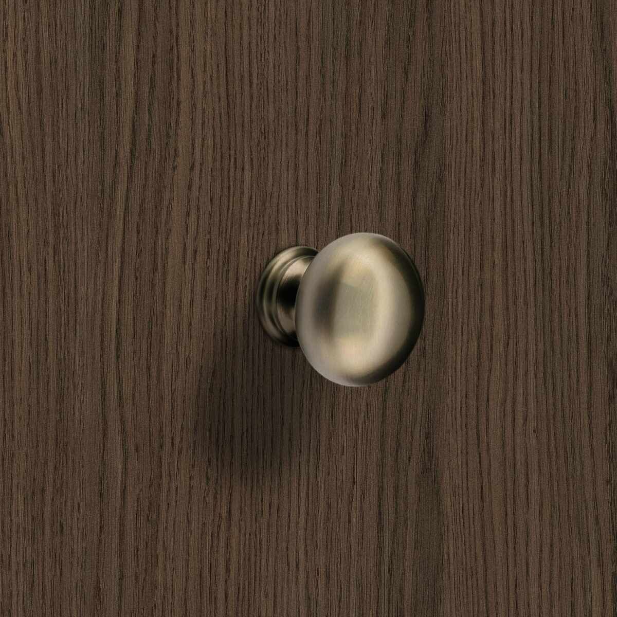 MÖBELKNOPF CIRPI Ø30 BR/EDELSTAHL OPTIK
