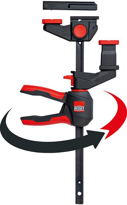 BESSEY Einhand-Tischzwingen-Set EZR360-15SET EZR 360° drehbar 150x60mm 2 Stück
