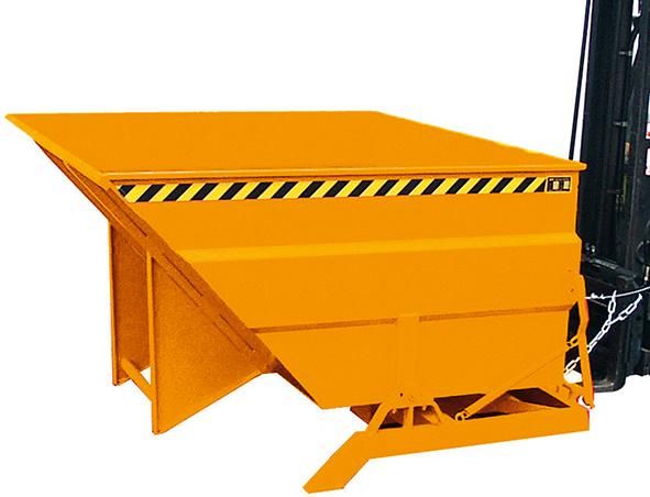 Kippbehälter BKC 2000 l B1750xT2310xH1220 mm RAL2000 Tragkraft 2500kg