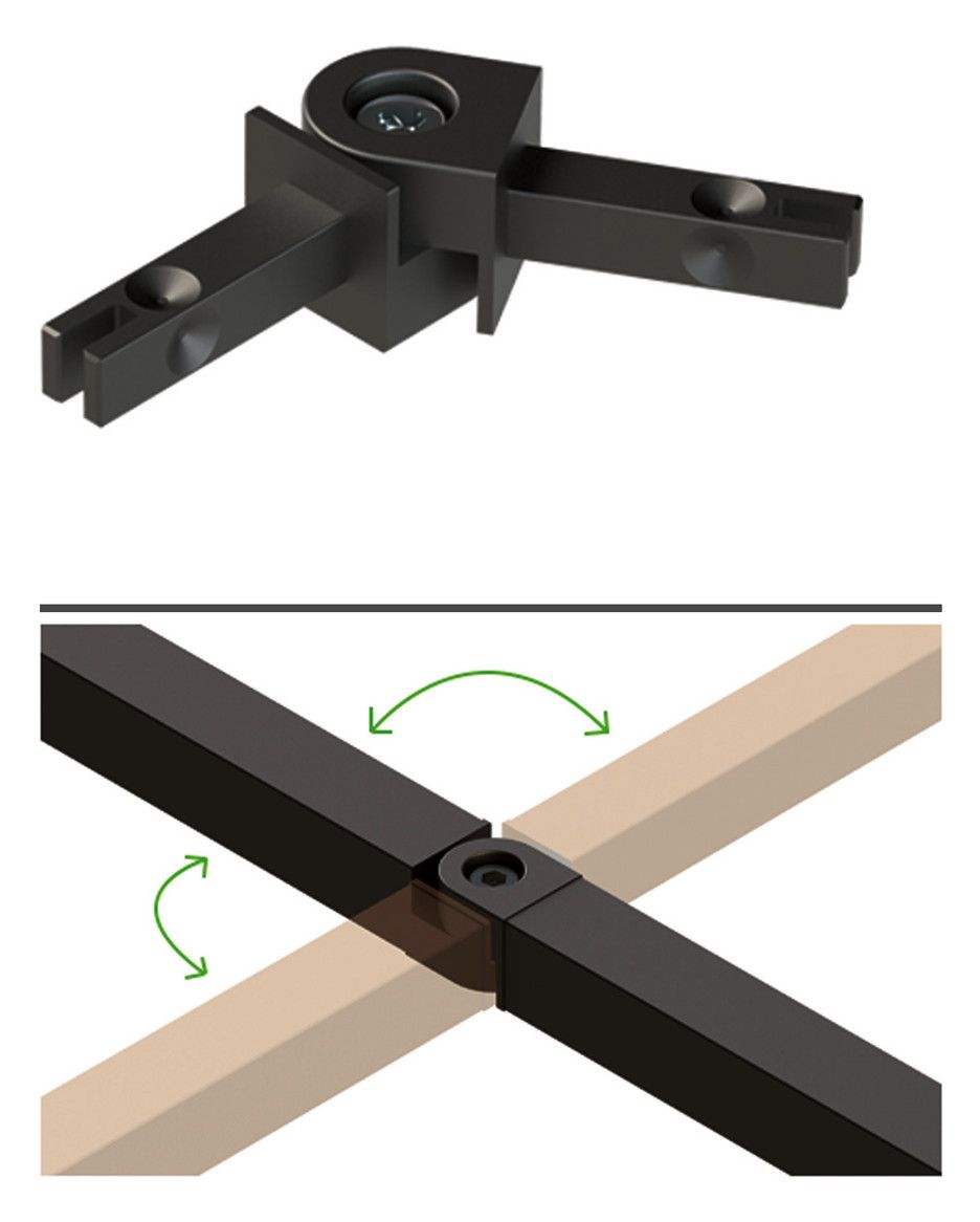 HETTICH CADRO Flex. Knoten 180 Grad EDS OP