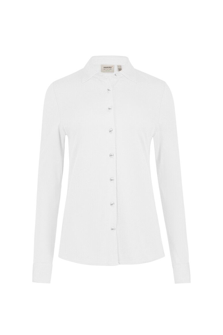 HAKRO COTTON TEC® Bluse weiß, 2XS