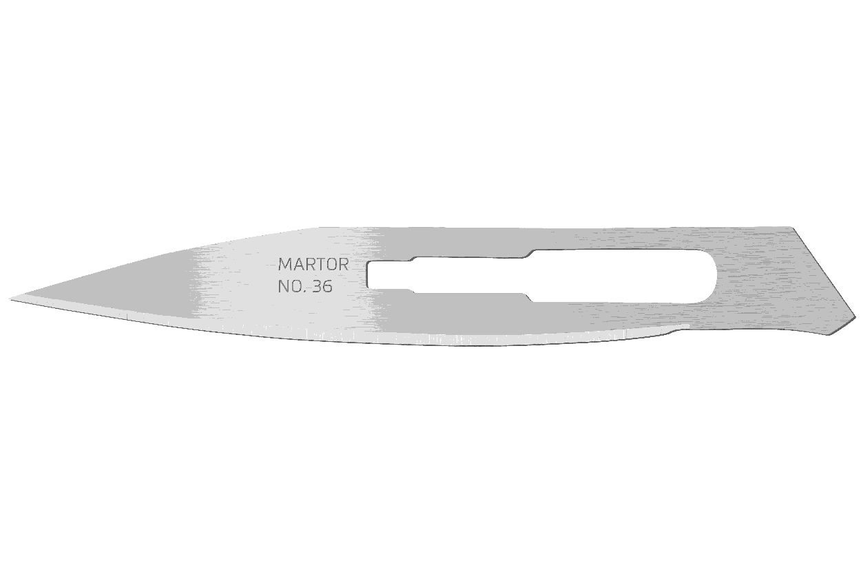 MARTOR Ersatzklinge SKALPELLKLINGE 36 Spezialschliff | 10 Stück
