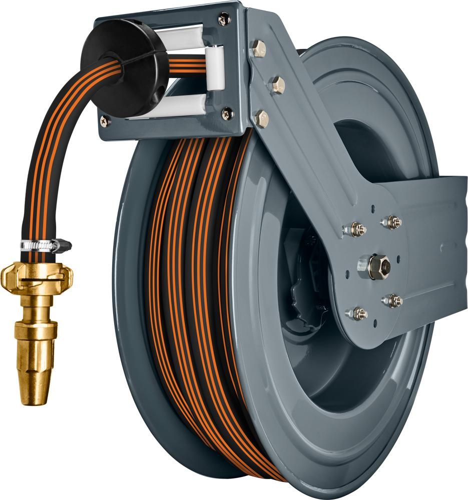 GEKA plus automatischer Schlauchaufroller PA20GSKinkl 15m-EPDM-Schlauch EURO TRIX 3/4"& Arm.
