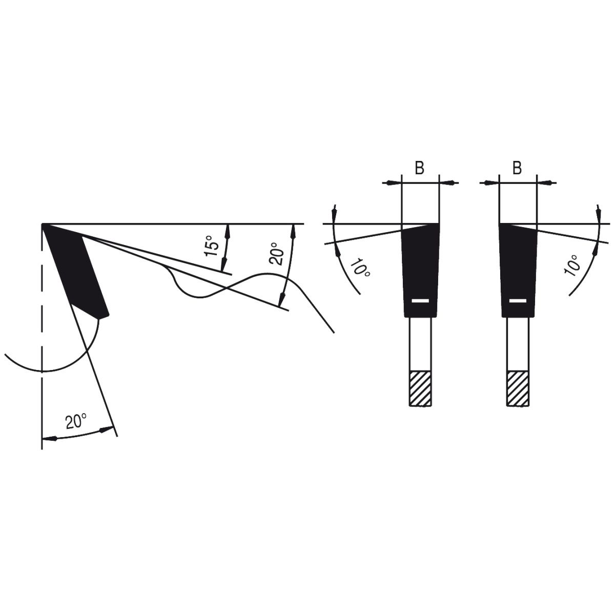 Zuschneid-Wechsel-Kreissägeblatt Holzkraft Ø 550 mm