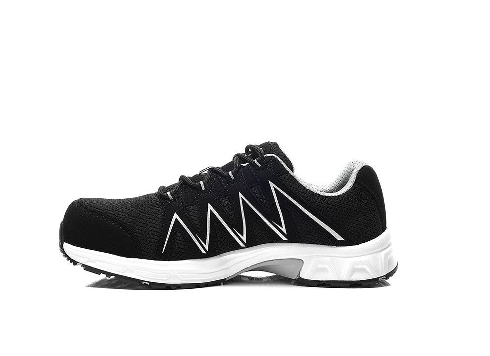 Sicherheitshalbschuh jo_SPEEDY black-silver Low ESD S1PS, Gr. 36