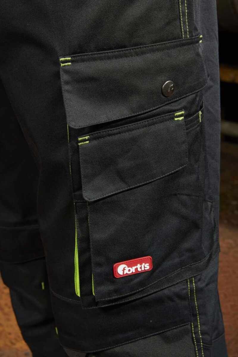FORTIS H-Latzhose 24, d-grau/hellgrau,Gr.62