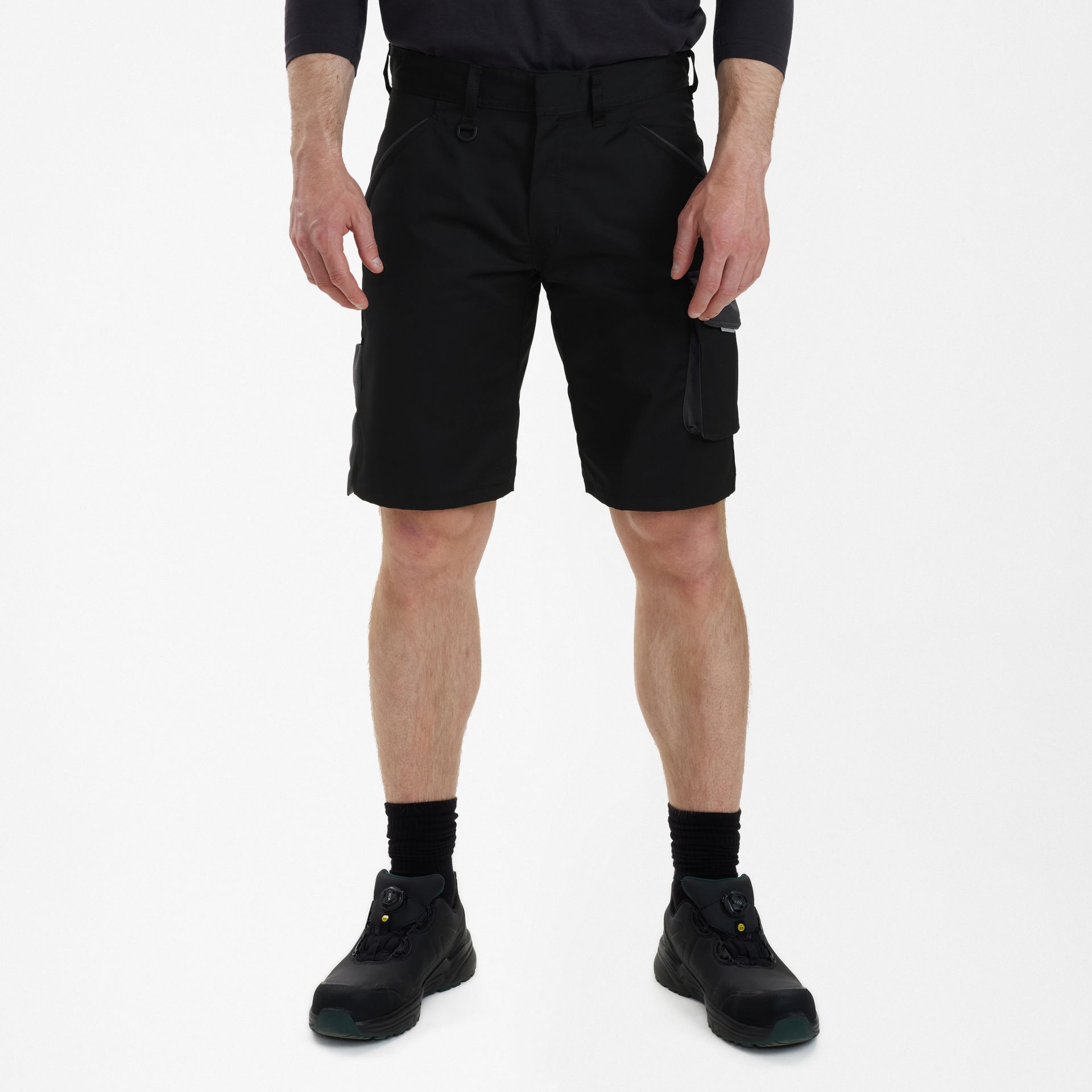 Galaxy Light Arbeitsshorts Schwarz/Anthrazit Grau, Gr. 42