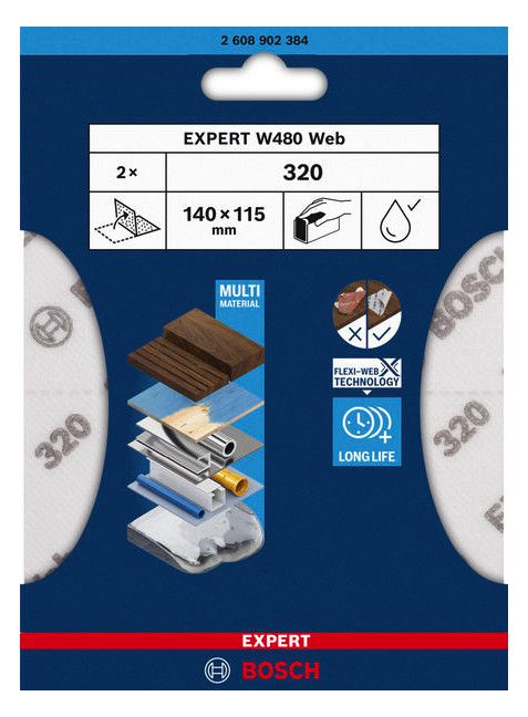 BOSCH Handschleifblatt