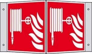 Brandschutzschild Alu