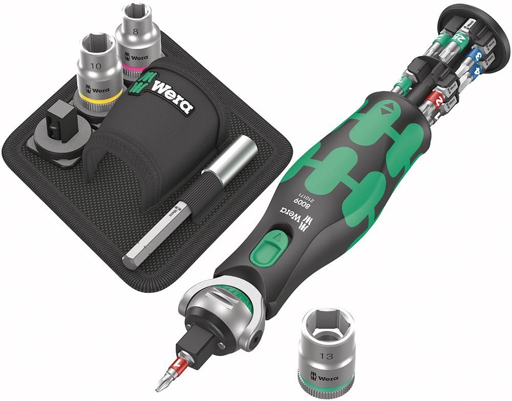 Magazin-Knarren-Satz 3/8"Zyklop Pocket Wera