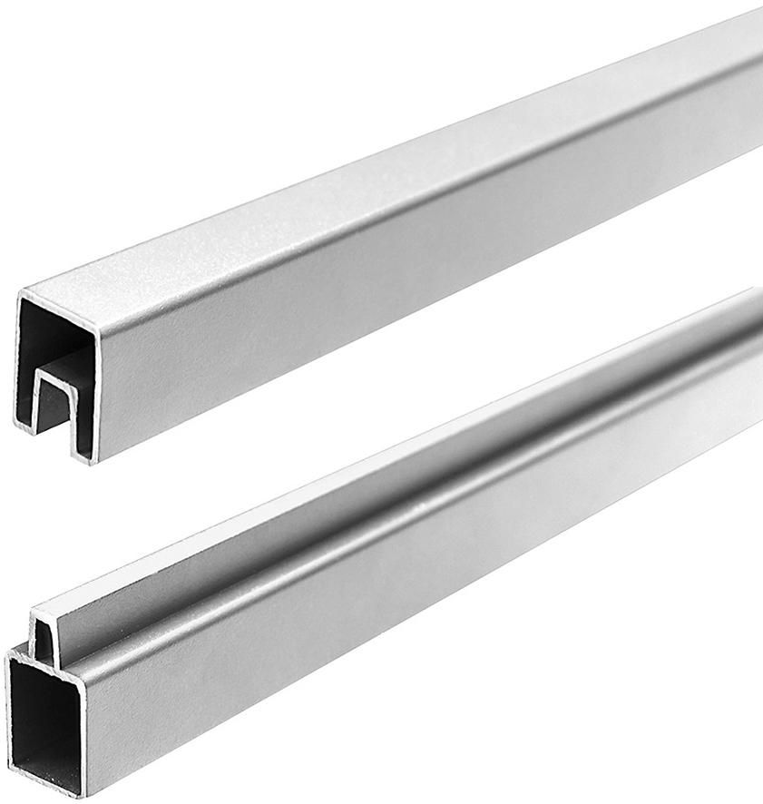 Alu-Abschlussleisten Start & Abschluss Set 32/25 x 20 x 1800 mm Aluminium SILBER
