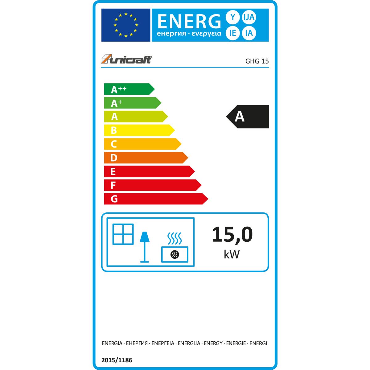 Gasheizgerät Unicraft GHG 15