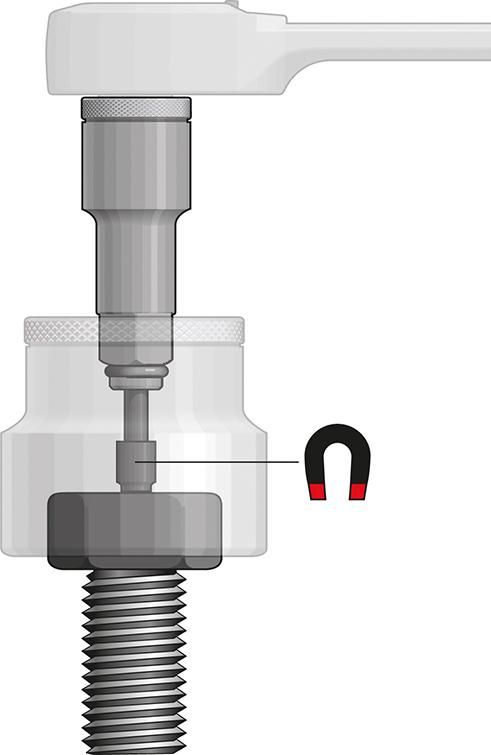 Verlängerung 1/2" 83mm mit Haltemagnet Gedore