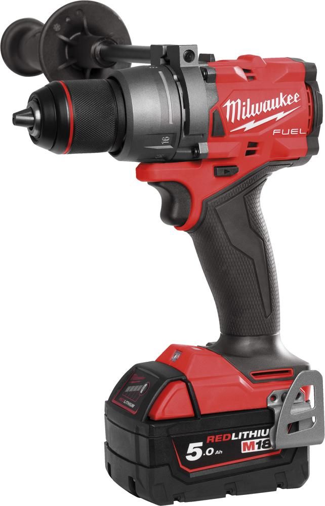 Akku-Schlagbohrschrauber M18 FPD3-502X Milwaukee 2x18,0V 5,0 Ah Ladegerät M12-18FC HD-Box