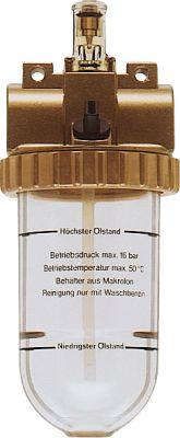 Druckluftnebelöler BR Standard, G3/4" DN20, BG 55, PC-Behälter, EWO