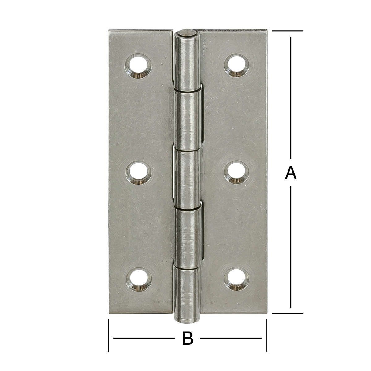 Scharnier schmal 40 x 26 RF (V2A)