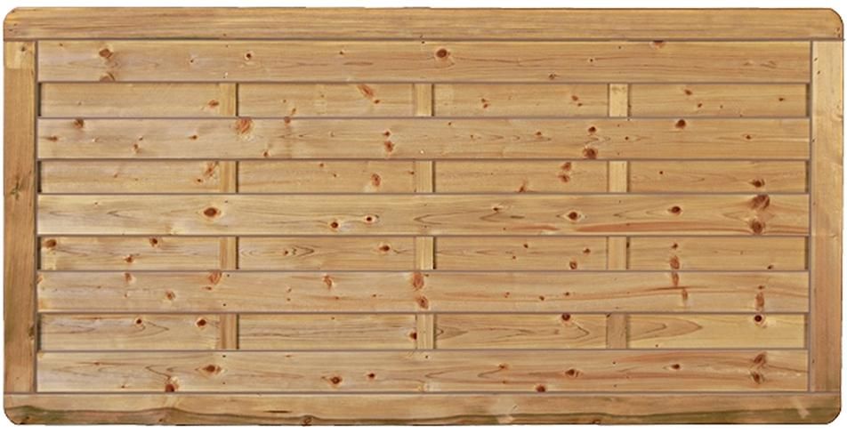 Avantgarde-Serie gerade 180 x 90 cm, kdi-grün Rahmen 45/68 mm, Lamellen glatt, geschr.