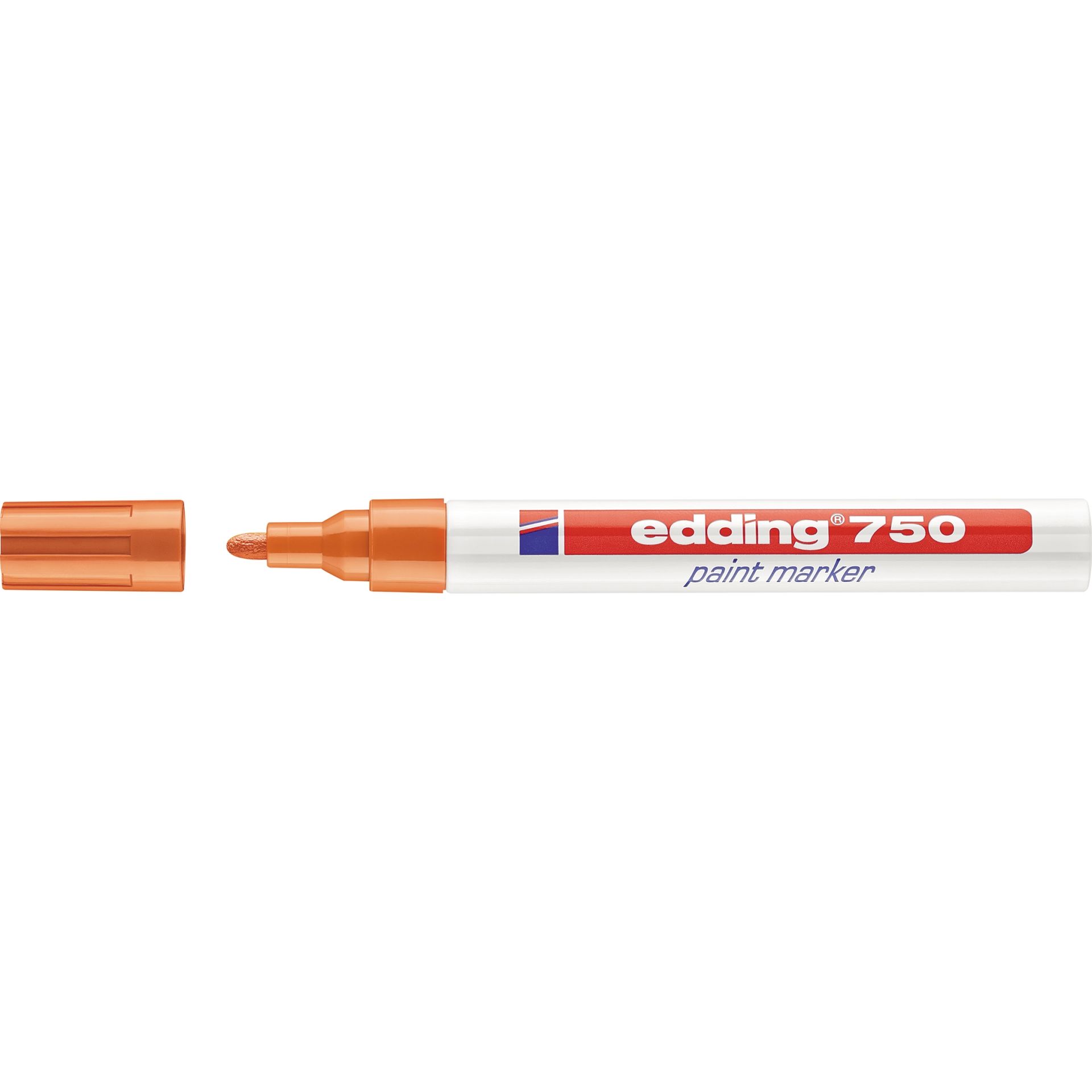 Lackmarker 750 2-4mm Rundspitze permanent orange