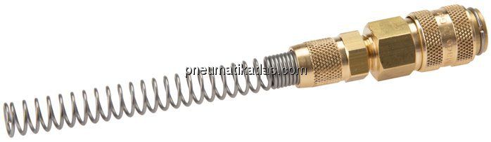 Kupplungsdose (NW5) 6x4mm Schlauch m. Knickschutz