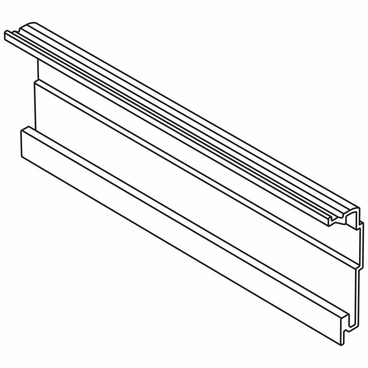 SERVO-DRIVE Trägerprofil Alu horizontal, 1143